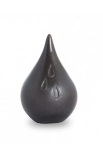 Mini-urne en bronze 'Goutte'