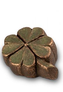 Petite urne 'Trèfle à quatre feuilles' (mini urne)  