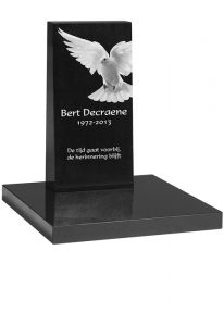 Monument cinéraire personnalisée avec gravure laser 