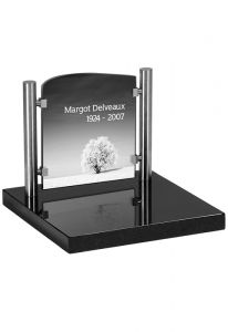 Monument cinéraire personnalisée avec gravure laser 