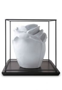 Urne funéraire en porcelaine 'Princess Glossy White'