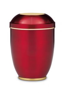 Urne Funéraire en Aluminium rouge bordeaux