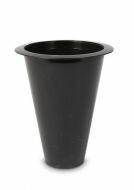 Vase funéraire en plastique avec vis de fixation