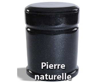 Urnes funéraires en pierre naturelle, marbre ou granit